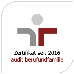 Logo audit berufundfamilie Zertifikat seit 2016